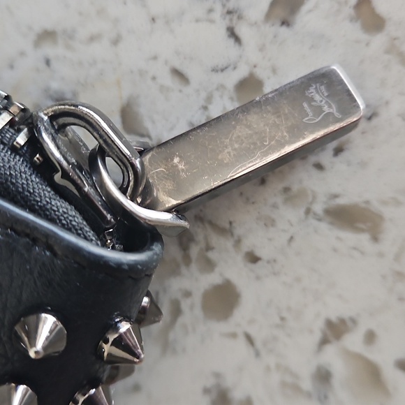 Christian Louboutin Black Wallet with Silver And Gold Studs - Picture 11 of 17